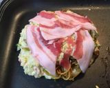 お好み焼き職人の豚玉〜モダン〜ネギ焼き作り方30写真