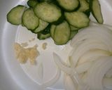 常備食　キュウリと椎茸の炒め物作り方1写真