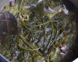 いんげん豆（大福豆）と菜の花の燻製スープ作り方10写真