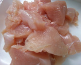 鶏むね肉と玉ねぎ炒め！はちみつソースで！作り方2写真