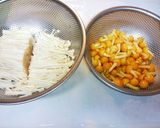 なめことえのき茸とお豆腐のお味噌汁作り方4写真