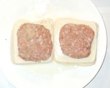 豆腐+ひき肉のハンバーグ風煮物♪ピーマン作り方5写真