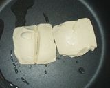 豆腐+ひき肉のハンバーグ風煮物♪ピーマン作り方7写真