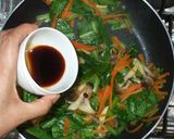 節約！あんかけ野菜炒め♪小松菜・人参・茸作り方7写真