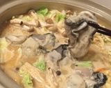 カキ de 豆腐味噌汁鍋作り方10写真