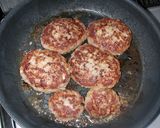 トマト缶で煮るだけ❤イタリアンハンバーグ作り方3写真