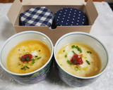 豆腐と長芋の茶碗蒸し風〜梅風味〜作り方7写真