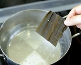 南房総市給食◆濃いだし汁（かつお昆布）作り方1写真