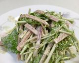 簡単‼水菜と魚肉ソーセージのサラダ作り方2写真