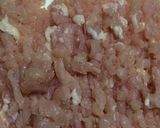 鶏胸肉で♡ヘルシー豆腐つくねハンバーグ作り方1写真