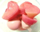 鮮やかピンクいろ❀ うずら卵のすし酢漬け作り方11写真