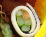 ちょま弁⑪ｴﾋﾞﾌﾗｲ＆ﾁｰｽﾞ巻幼稚園作り方3写真
