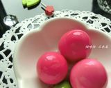 もも色卵＊鮭フレ＊枝豆の手まきごはん。作り方3写真