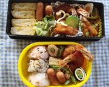 ちょま弁⑪ｴﾋﾞﾌﾗｲ＆ﾁｰｽﾞ巻幼稚園作り方4写真