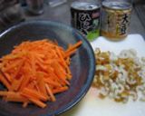 ◆人参の炒め煮*with*ひじき◆作り方1写真
