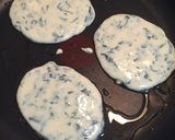 ほうれん草チーズ手づかみホットケーキ作り方5写真