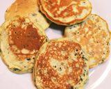 ほうれん草チーズ手づかみホットケーキ作り方7写真