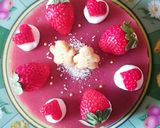 しっとりヨーグルトチーズケーキ＆苺ムース作り方20写真