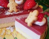しっとりヨーグルトチーズケーキ＆苺ムース作り方21写真