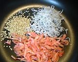 香ばしい♪カリカリ！！桜海老とじゃこ御飯作り方1写真