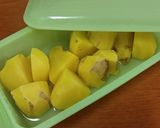 簡単!!!煮汁でジャガイモ煮作り方1写真