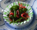 簡単お弁当のおかず　緑のおかず作り方1写真