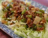 大根とインゲンの麻婆作り方4写真