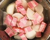 大根とベーコンの煮物作り方4写真