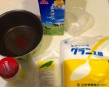 生クリーム不要簡単！とろける濃厚杏仁豆腐作り方1写真