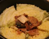 サバ味噌煮缶で♪白菜たっぷり簡単チゲ作り方1写真