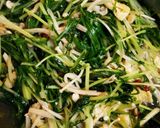 水菜の炒め煮作り方3写真