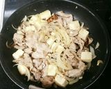 節約☆簡単☆豆腐と豚こまの照りペッパー味作り方5写真