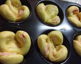 カレー生地で☆ハム&卵作り方3写真