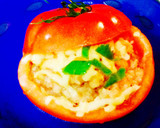 2日目の炊き込みごはん＊トマト焼き＊作り方4写真
