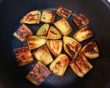 焼いてかけるだけ♪焼きナスのおかか醤油作り方3写真
