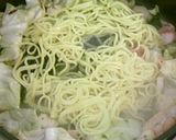 塩しゃぶドレッシング焼きそば作り方3写真