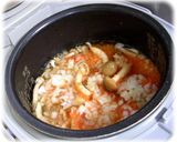 炊飯器で簡単！にんじん入りカレーピラフ作り方2写真