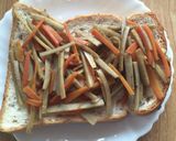 食物繊維たっぷりトースト作り方1写真