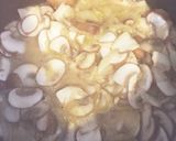 濃厚きのこのスープ 【温泉卵入り】作り方3写真