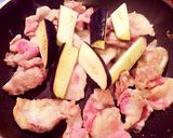 こく旨〜♡豚肉と茄子のバターポン酢炒め。作り方4写真