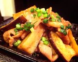 こく旨〜♡豚肉と茄子のバターポン酢炒め。作り方7写真
