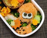 スプラトゥーン イカリング キャラ弁作り方7写真
