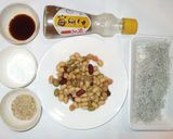 簡単！おつまみ・おやつ♪ビール♪ふりかけ作り方1写真