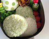 マリオシリーズ☆ヨッシーのキャラ弁作り方2写真