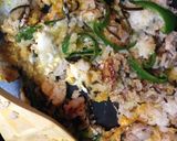 かさ増し満腹☆油あげとピーマンの炒め飯!作り方5写真
