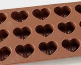 ハートのジャム入りチョコ作り方1写真