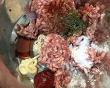春菊とミートボールの豆乳パスタ作り方2写真