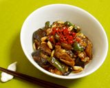 卍豚と茄子のピーナッツ味噌炒め卍作り方7写真