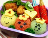 簡単♪節分キャラ弁☆鬼トリオ作り方5写真
