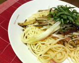ナスとみょうがの♡夏野菜和風パスタ♡作り方3写真